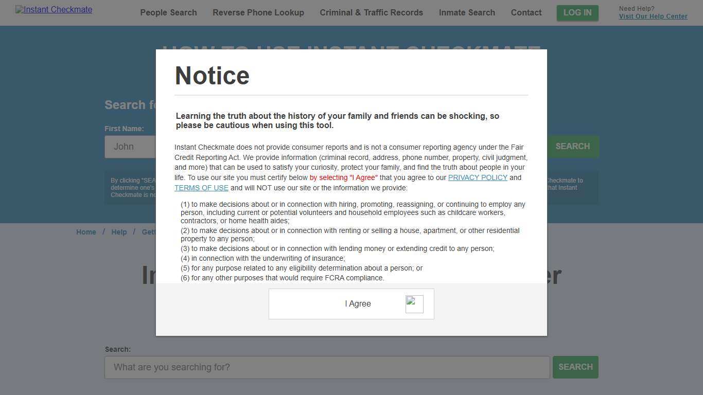 How to Use Instant Checkmate